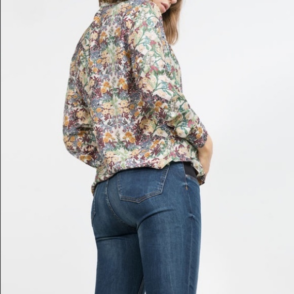 Zara Skinny Jeans Blue Denim Maternity L Skinny Mum Fit NWT - Picture 4 of 7